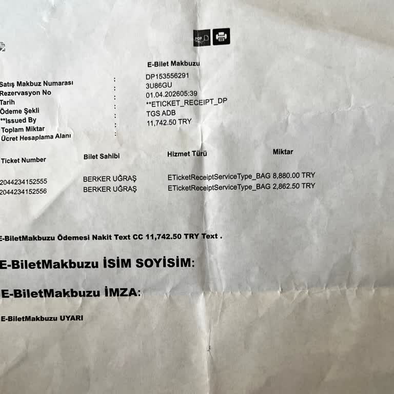 Ajet Uçuşunda Premium Bagaj Hakkının Görünmemesi Nedeniyle Haksız Ek Ücret İadesi Talebi