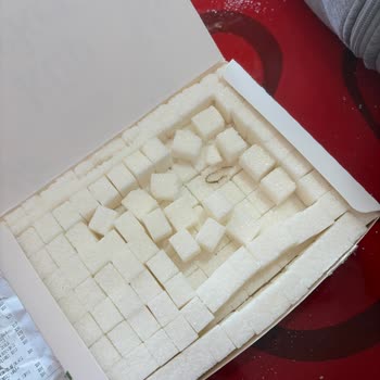 Şafak Küp Şeker Paketi'nde Yılan Görünümlü Solucan Benzeri Yabancı Madde