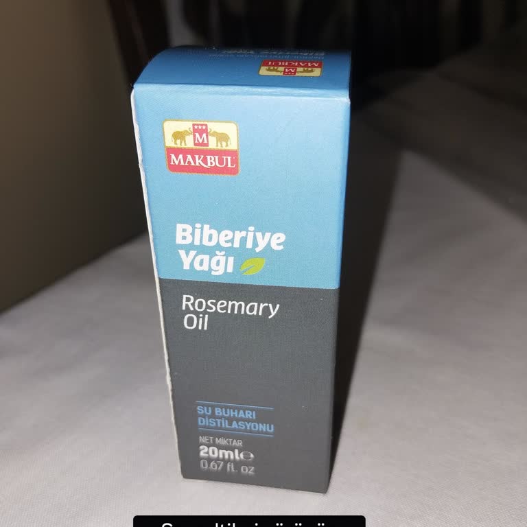 Seyreltilmiş Biberiye Yağı İçin Yanıltıcı Ambalaj