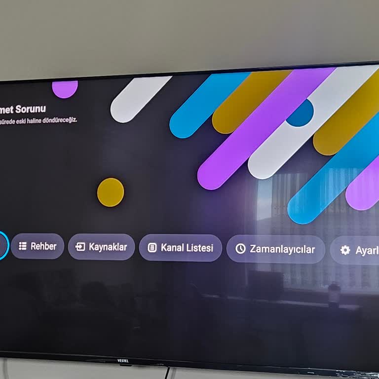 Vestel Akıllı Televizyonda Tekrarlayan Geçici Hizmet Sorunu Ve Ücretsiz Çözüm Talebi