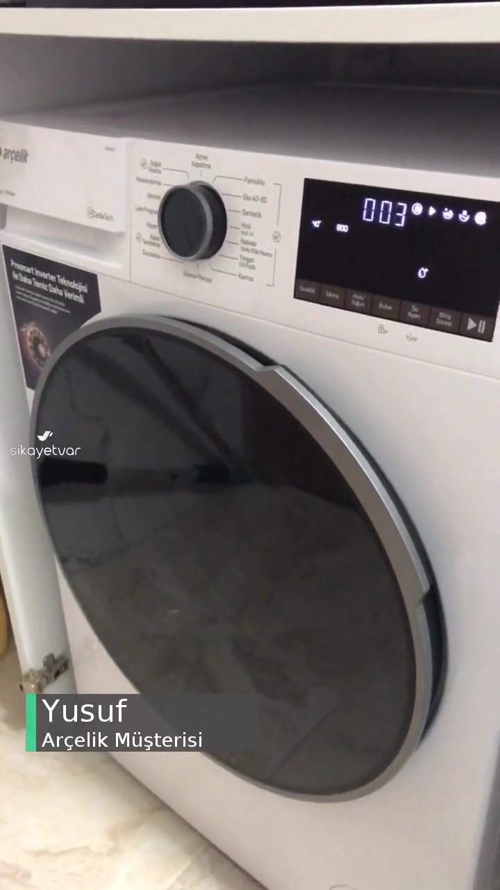 Arçelik Çamaşır Makinesi Pişmanlığı videonun kapak resmi