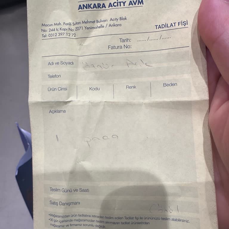 Lufian Ankara City Şubesinde Tadilat Süreci Hakkında Yetersiz Bilgilendirme Ve Personel Tutumu