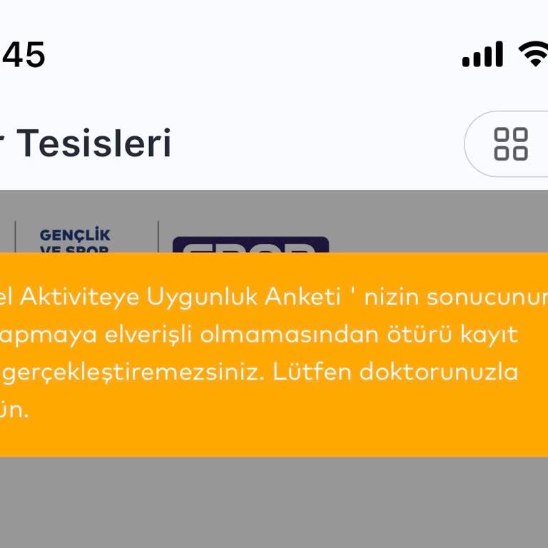 Sağlık Anketindeki Yanlış İşaretleme Nedeniyle Kayıt Engeli