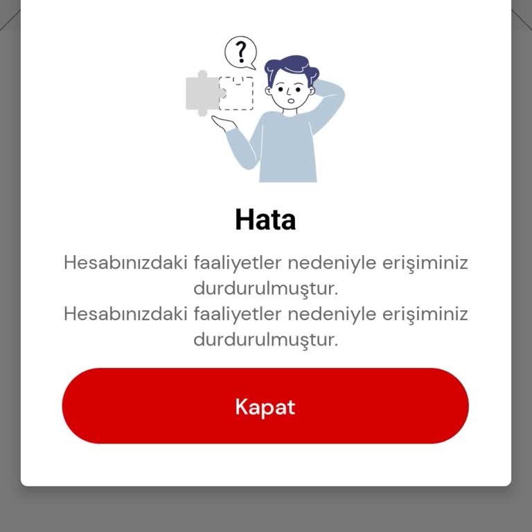 Sebepsiz Hesap Engeli Ve Mağduriyetim İçin Hızlı Açıklama Ve İade Talebi