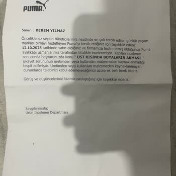 Yağmurda Boya Akmasıyla Ayakkabım Bozuldu, Değişim Talebim Reddedildi