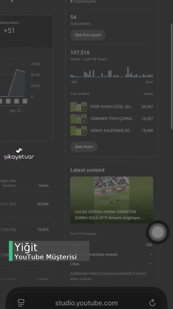 Youtube.com Kanalımda Kalitesiz Yayın! videonun kapak resmi
