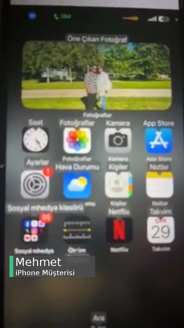 iPhone Ekranı Açtığım Zaman Harfler Çift! videonun kapak resmi