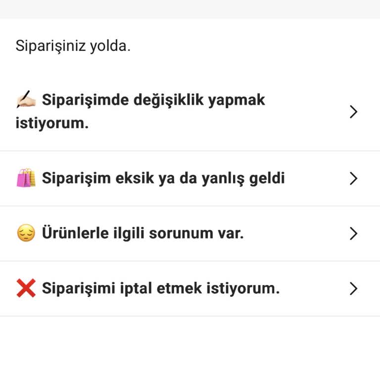 Sipariş Teslim Edilmedi, Bilgilendirme Yok Ve İade İstendi