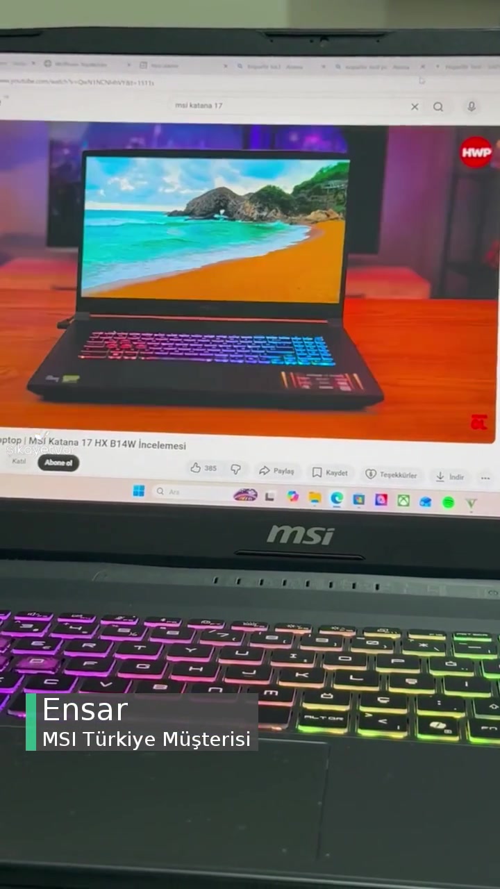 MSI Türkiye Bozuk Hoparlör videonun kapak resmi