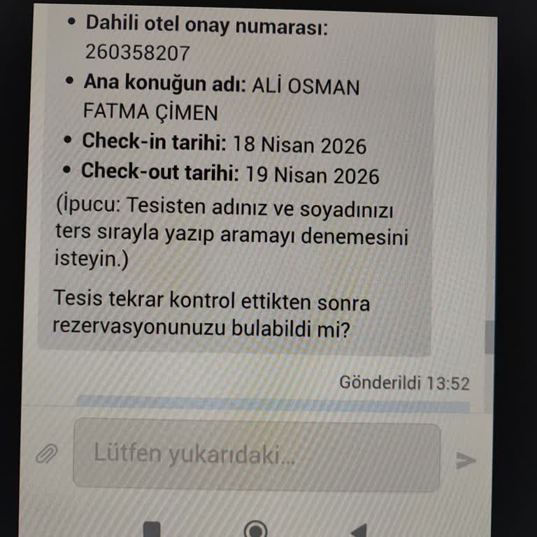 Agoda'dan Onaysız Rezervasyon Otelde Görünmüyor