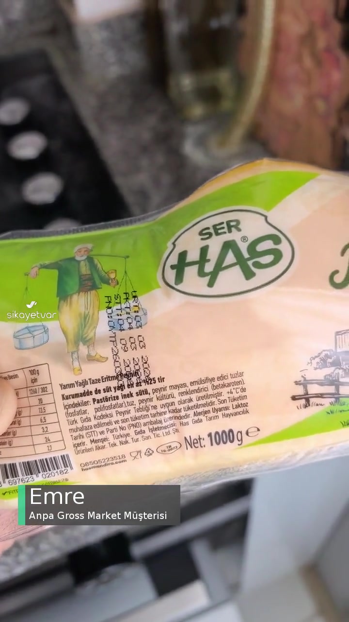 Anpa Gross Market Tost Peyniri Bozulması! videonun kapak resmi