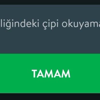 Kimlik Çipi Okuma Hatası Nedeniyle Şifre Yenileme Ve Hesaba Erişim Sorunu