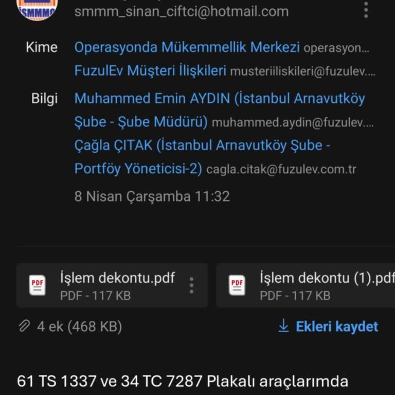 Rehin Kaldırma Gecikmesi Ve Cevapsız İletişim