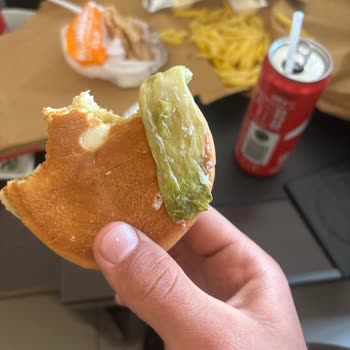 Bozuk Marul Nedeniyle Burger King Şubesinde Hijyen Şikayeti Ve İade Talebi