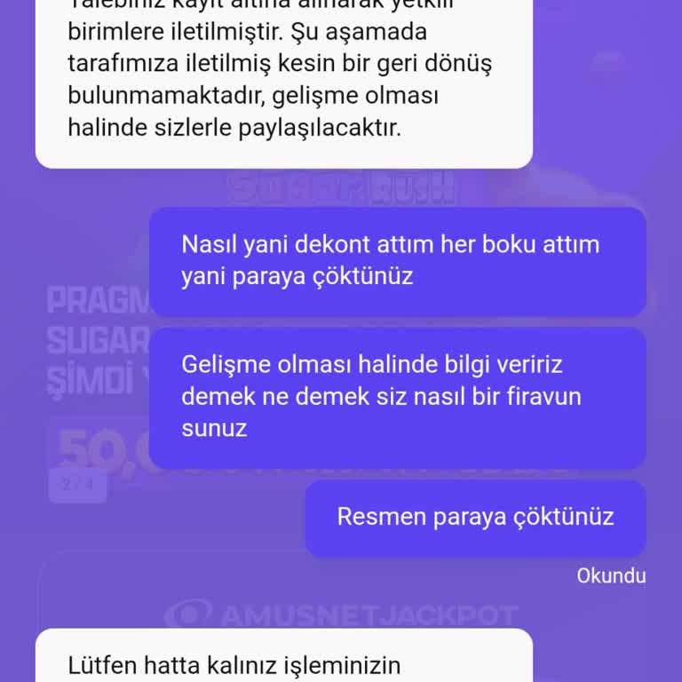 Havale Yatırımım Hesaba Geçmedi Ve Canlı Destek Oyaladı