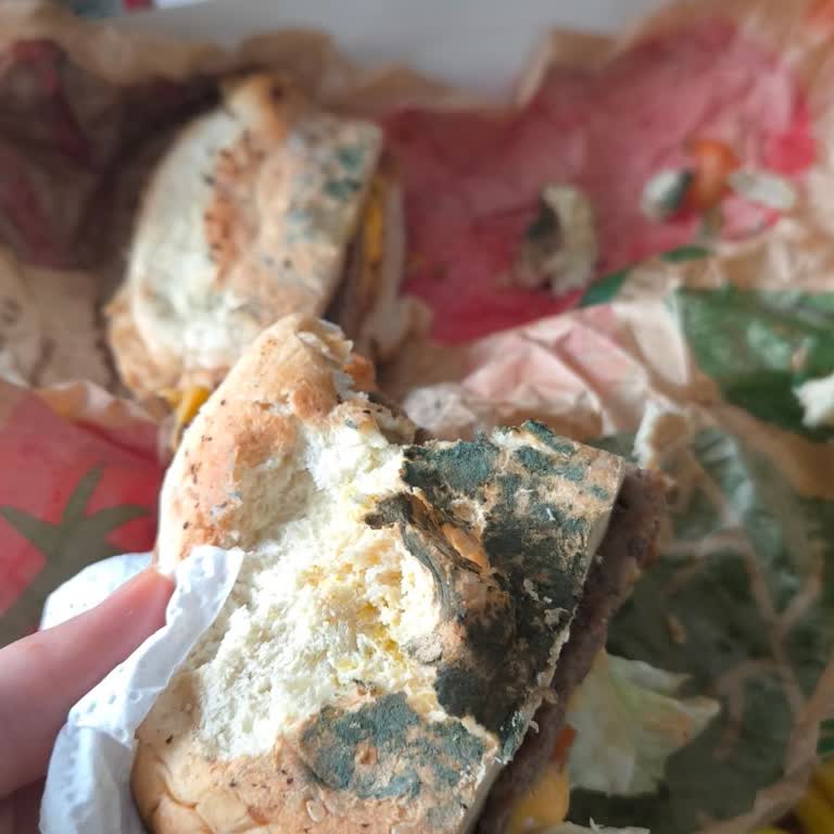 Erdemli Burger King Şubesinde Küflü Ekmeği Ve Yetersiz İade