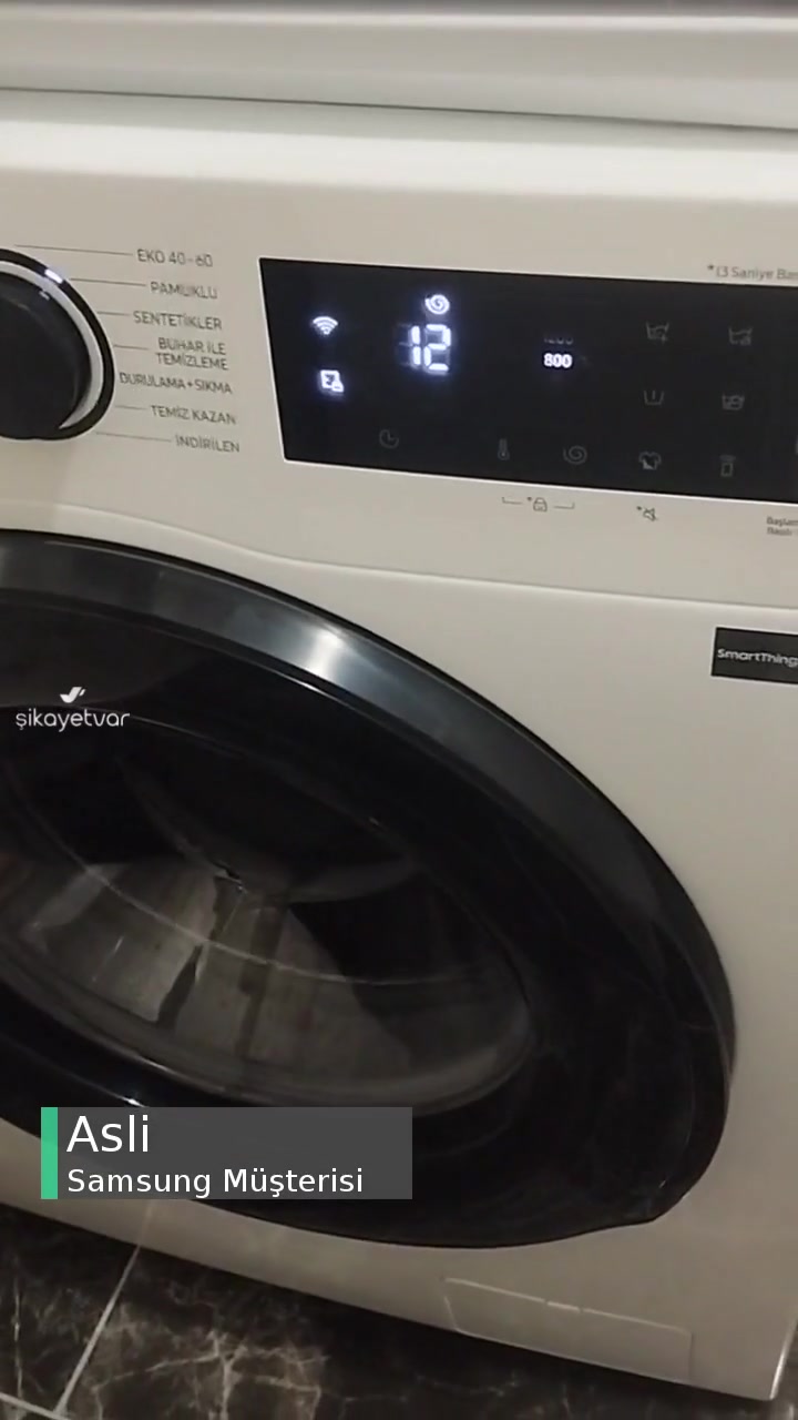 Samsung Çamaşır Makinesi Pişmanlıktır! videonun kapak resmi