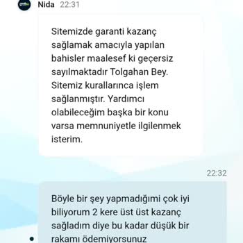 Kuponbet’te Kazancım Silindi Ve 17.750 TL Ödenmedi