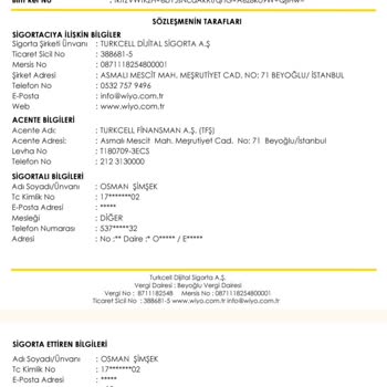 Kasko Poliçesinde Belirtilmeyen %30 Muafiyet Ve Yüksek Tamir Ücreti