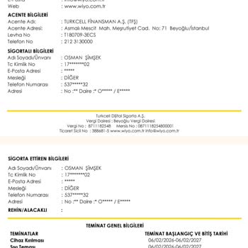 Kasko Poliçesinde Belirtilmeyen %30 Muafiyet Ve Yüksek Tamir Ücreti