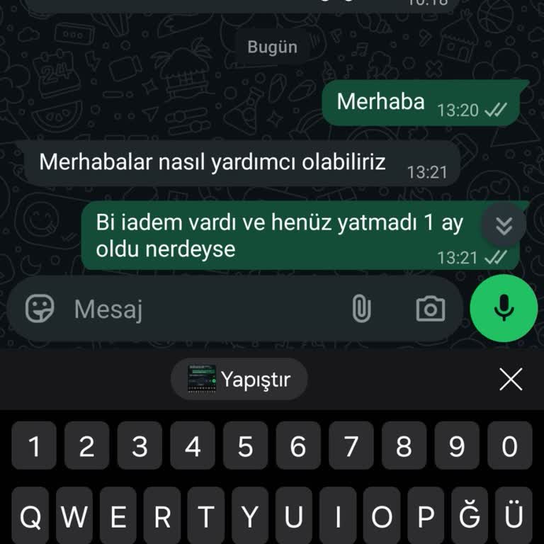 İade Edilmesi Gereken 1.850 TL Miktarı Hesaba Geçmiyor Ve Yanıltıcı Bilgilendirme