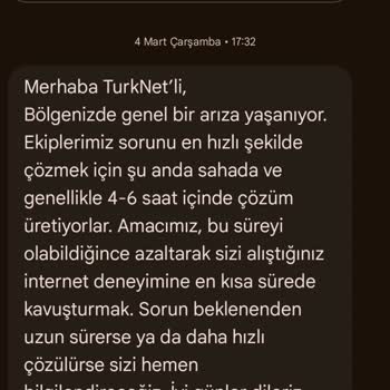TurkNet Fiber Bağlantı Kesintileri Ve Yetersiz Şikayet Kanalı