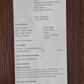 N11’den Gelen Hasarlı Buzdolabı İçin Acil Değişim Talebi