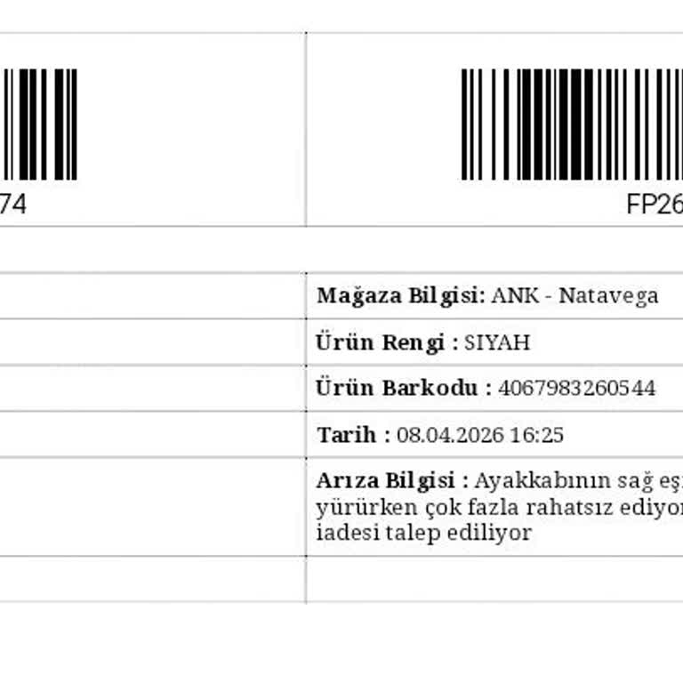 Ayakkabının Tekinden Gelen Ses Ve Garanti İhlali