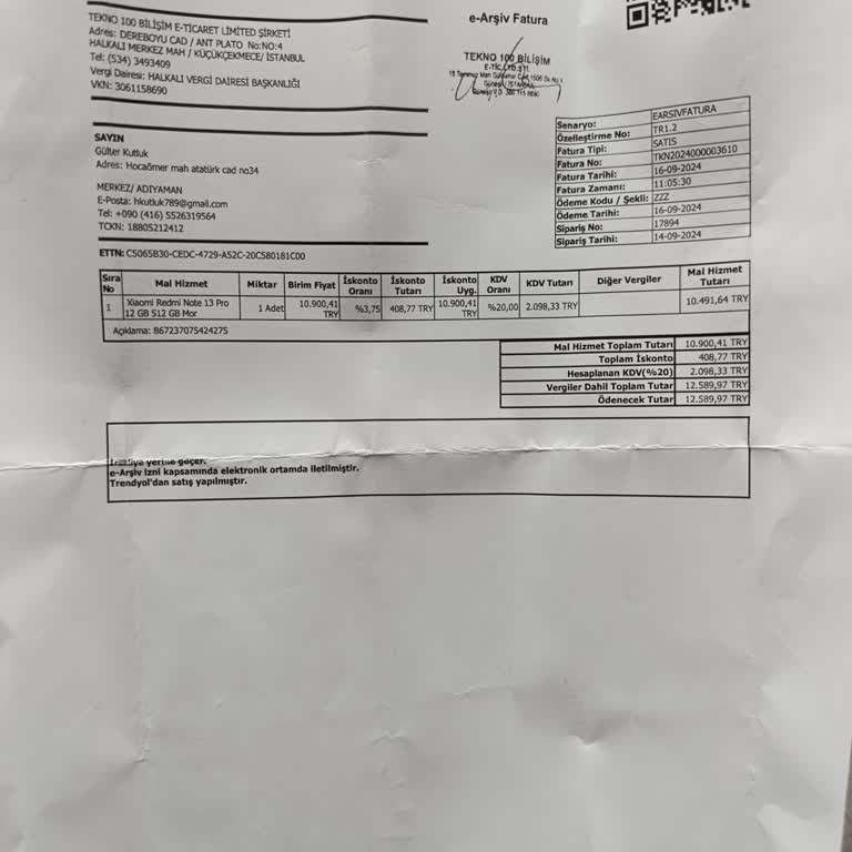 IMEI Kaydı Kapalı Telefon İçin Garanti Kapsamında Ürün Değişimi Talebi