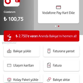 750 TL Vodafone Pay Kodu Geçersiz