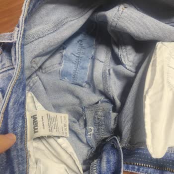 Mavi Pantolon Dikiş Açılma Sorunu Ve Değişim Talebi