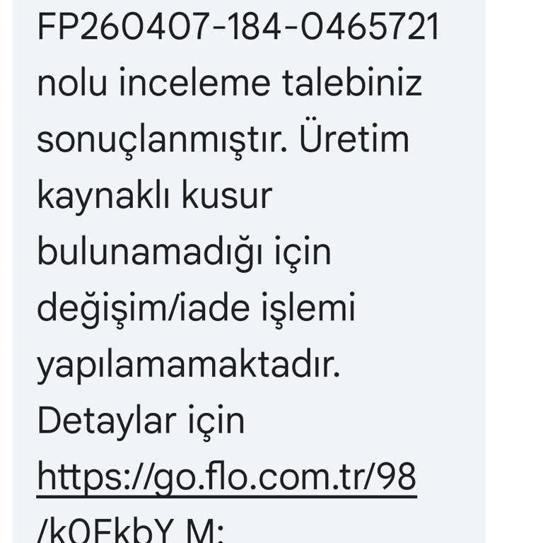 Kısa Sürede Kapanmayan Cırt Cırtı Kinetix Çocuk Ayakkabısında İade Talebi