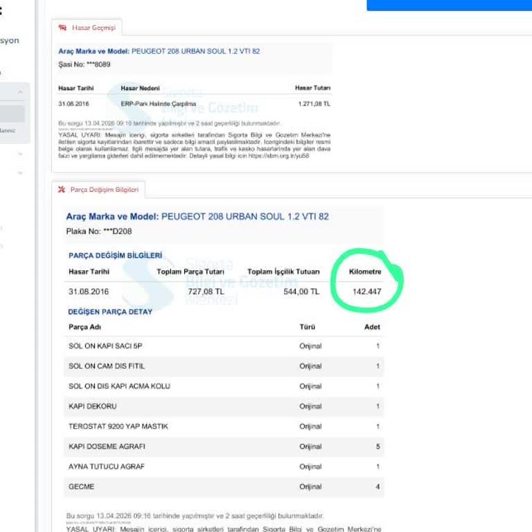Unico Sigorta’nın Yanlış Kilometre Girişi Aracımın Satışını Zorlaştırıyor