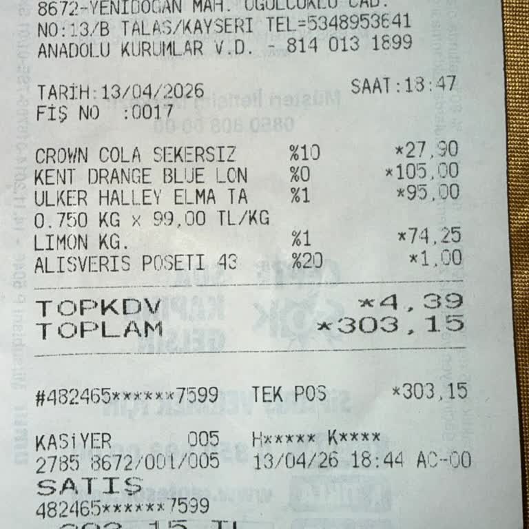 Raf Etiketi Ve Kasa Fiyatı Arasındaki Fark İçin İade Talebi