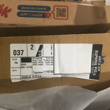 Erenköy Domino’s Şubesinde Eksik Ve Yanlış Sipariş, Kötü Personel Tutumu