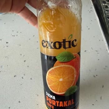 Exotic Portakal Suyu Bozulmuş, Çocuğum Öksürük Yaşadı