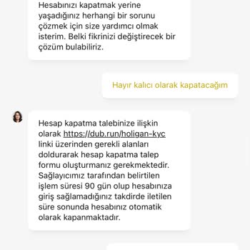 Holiganbet’te Gerçek Müşteri Temsilcisine Ulaşılamaması Ve Robot Cevaplarla Karşılaşma