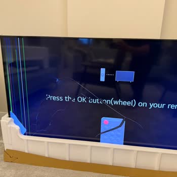 Kırık Ekranlı Televizyon Teslimi İçin Acil Değişim Talebi