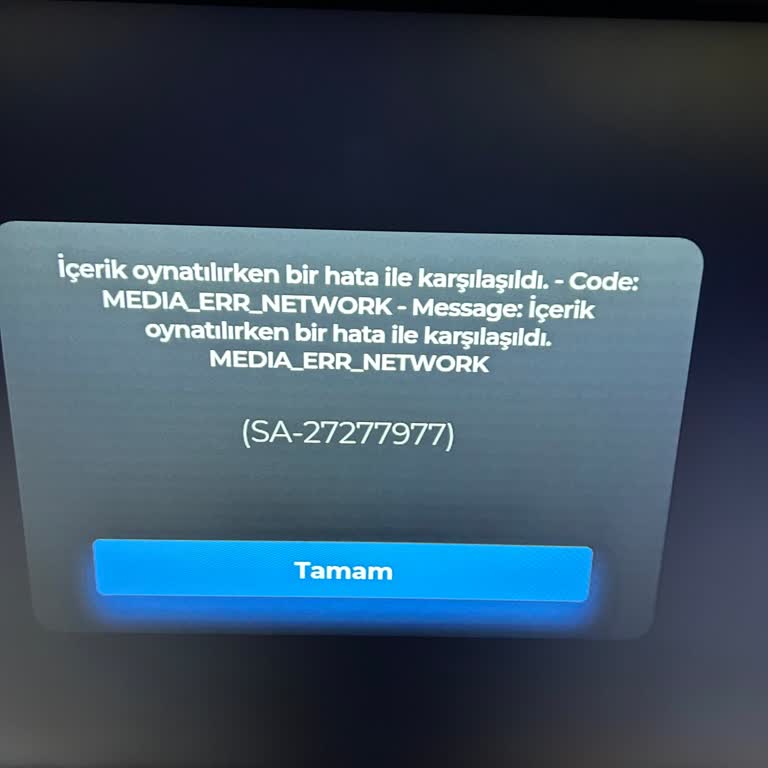 Grundig Akıllı TV'de Tod Uygulaması Sürekli Donuyor Ve Hata Veriyor