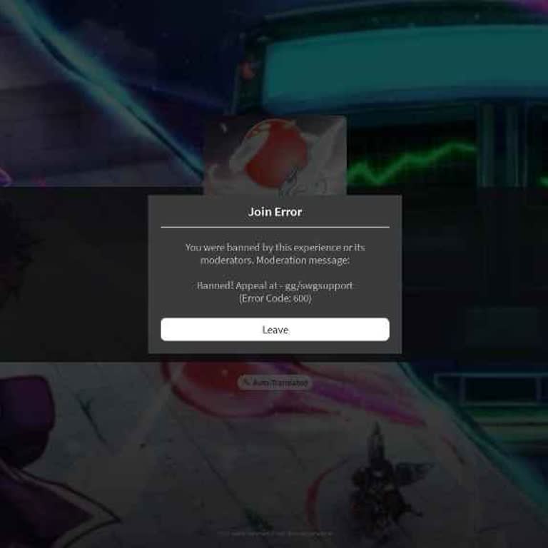 Roblox Ошибка 600 в Death Ball — аккаунт заблокирован без объяснения причин