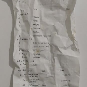 Yemeksepeti Ve McDonald’s Üzerinden Verilen 650 TL’lik Sipariş Teslim Edilmedi Ve İade Alınamadı