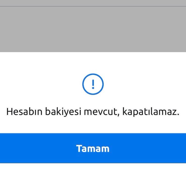 Hesabın Bakiyesi Yeterli Olmasına Rağmen Erken Kredi Kapatılamıyor