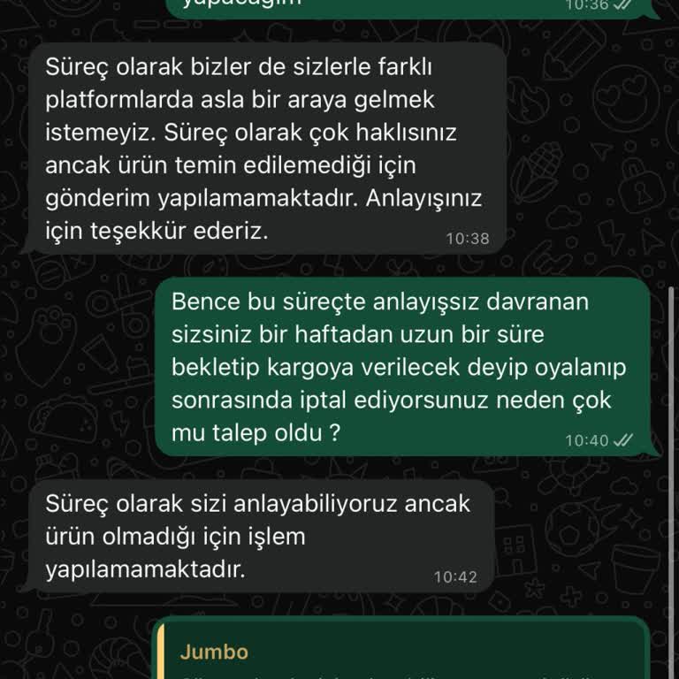 İzinsiz Sipariş İptali Ve Geri Ödeme Sorunu