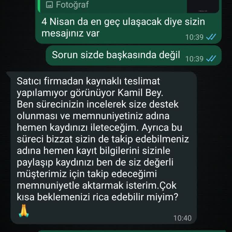Hepsijet Kargo 15 Gün İçinde Teslim Etmiyor Ve Yalan Söylüyor