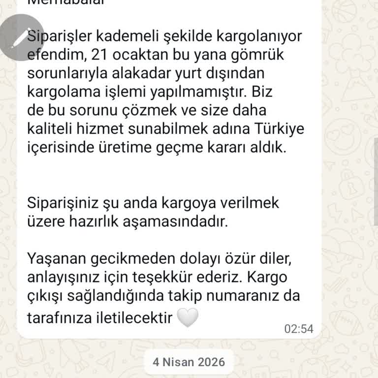 Teslim Edilmeyen Taytlar İçin Tam İade Talebi