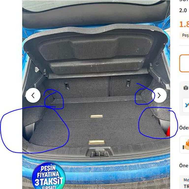 Nissan Qashqai 2025 Design Pack Bagaj Çift Bölmeli Değil Ve Plastik Parçalar Eksik