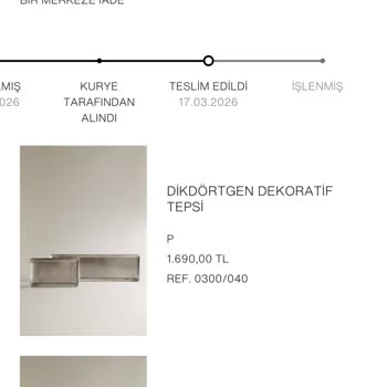 Zara Home'da 1.800 TL Ve 1.200 TL İade Tutarlarının Kartıma Yatırılmaması