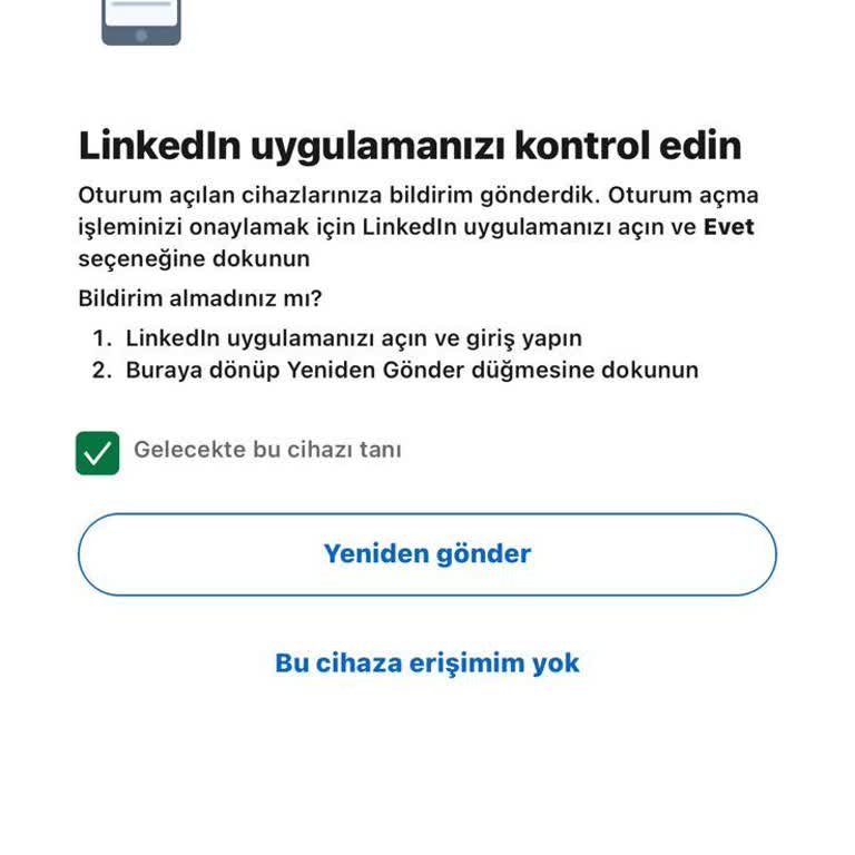 Telefon Değişikliği Nedeniyle LinkedIn Hesabım Kilitli