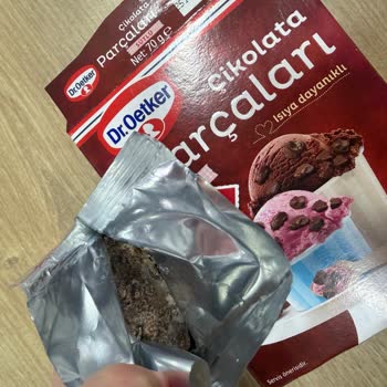 Dr. Oetker Çikolata Parçaları Erimiş Ve Bozulmuş: Yenisi Ve Telafi İsteniyor