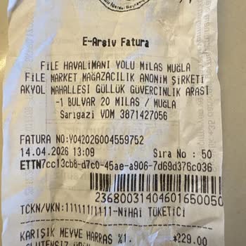 File Market’te Dondurulmuş Meyve Paketi İçinde Kurt, Ücret İadesi Talebi